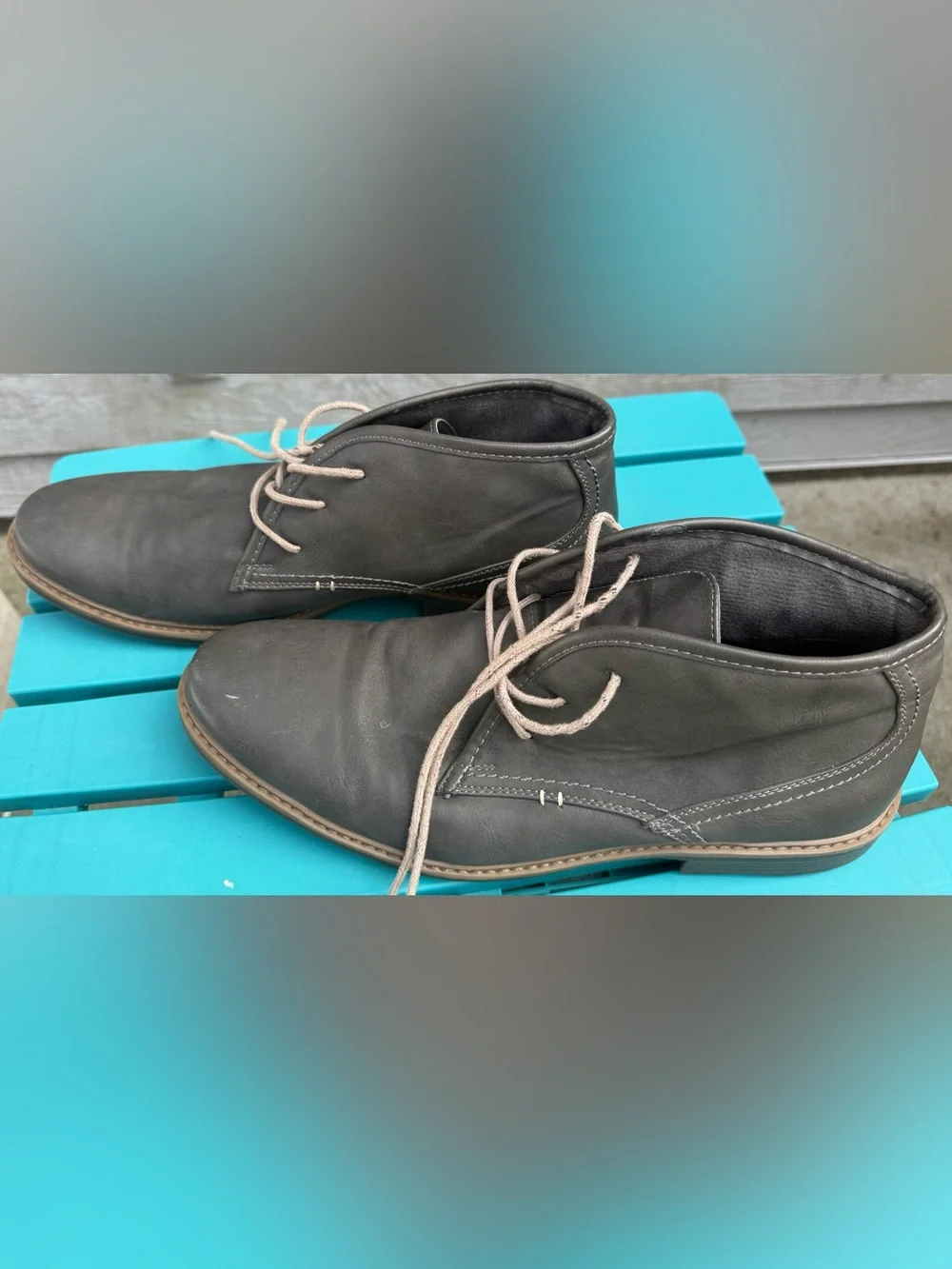 Varese Gobi II Gray Chukka Boots Men’s Size 12 Casual Lace Up